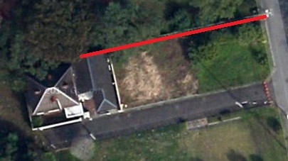 裏の路地の写真2