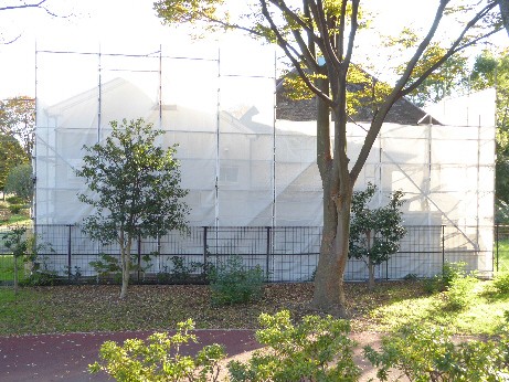 ポッポ公園側から現場を撮影した写真