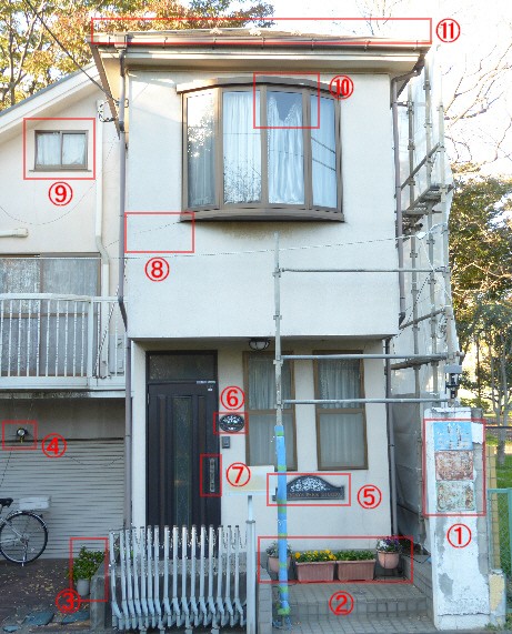 現場を正面から撮影した写真