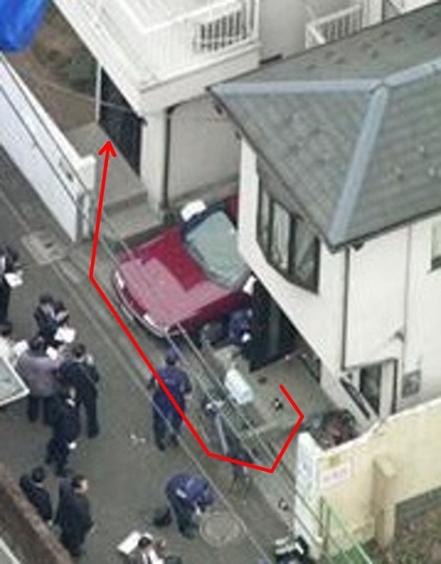 祖母の推定移動ルート